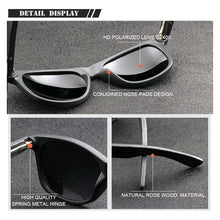 Load image into Gallery viewer, Men&#39;s Polarized Fishing Sunglasses Summer Outdoor 2023 Fashionable Rose Wood Sun Glasses  Gafas De Sol Design Men