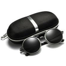Load image into Gallery viewer, Men&#39;s Polarized Punk Sunglasses Vintage Round Frame Sunglasses Aluminum-Magnesium Glasses Outdoor Driving Eyewears