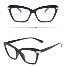 Load image into Gallery viewer, Men&#39;s Retro Square Glasses Personality Cat Eye Color Ladies Big Frame Sunglasses Trend All-match Sunglasses