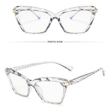 Load image into Gallery viewer, Men&#39;s Retro Square Glasses Personality Cat Eye Color Ladies Big Frame Sunglasses Trend All-match Sunglasses