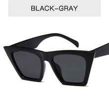 Load image into Gallery viewer, Men&#39;s Retro Square Glasses Personality Cat Eye Color Ladies Big Frame Sunglasses Trend All-match Sunglasses