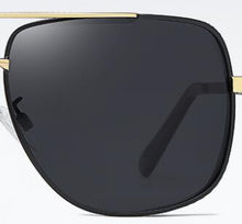 Load image into Gallery viewer, Men&#39;s Square Pilot Polarized Sunglasses,Metal Driving TAC  Night Vision Goggles, Anti-Glare Sun Glasses HSA616