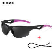 Load image into Gallery viewer, Mens Polarized Sunglasses for Men Outdoor Running Windproof Sand Goggle Sun Glasses UV Protection With Glasses Rope