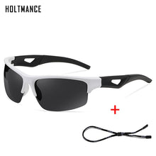 Load image into Gallery viewer, Mens Polarized Sunglasses for Men Outdoor Running Windproof Sand Goggle Sun Glasses UV Protection With Glasses Rope