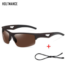 Load image into Gallery viewer, Mens Polarized Sunglasses for Men Outdoor Running Windproof Sand Goggle Sun Glasses UV Protection With Glasses Rope