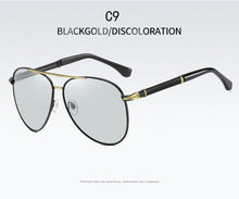 Load image into Gallery viewer, Metal Color Polarized Sunglasses Upscale Men&#39;s Sunglasses Sunglasses Day And Night Dual-use Women Sunglasses