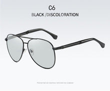 Load image into Gallery viewer, Metal Color Polarized Sunglasses Upscale Men&#39;s Sunglasses Sunglasses Day And Night Dual-use Women Sunglasses