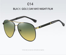Load image into Gallery viewer, Metal Color Polarized Sunglasses Upscale Men&#39;s Sunglasses Sunglasses Day And Night Dual-use Women Sunglasses