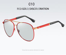 Load image into Gallery viewer, Metal Color Polarized Sunglasses Upscale Men&#39;s Sunglasses Sunglasses Day And Night Dual-use Women Sunglasses