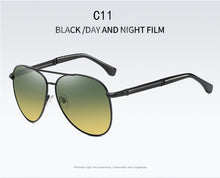 Load image into Gallery viewer, Metal Color Polarized Sunglasses Upscale Men&#39;s Sunglasses Sunglasses Day And Night Dual-use Women Sunglasses