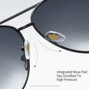 Metal Color Polarized Sunglasses Upscale Men's Sunglasses Sunglasses Day And Night Dual-use Women Sunglasses
