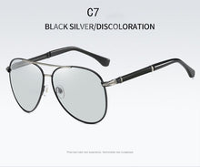 Load image into Gallery viewer, Metal Color Polarized Sunglasses Upscale Men&#39;s Sunglasses Sunglasses Day And Night Dual-use Women Sunglasses