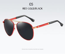 Load image into Gallery viewer, Metal Color Polarized Sunglasses Upscale Men&#39;s Sunglasses Sunglasses Day And Night Dual-use Women Sunglasses