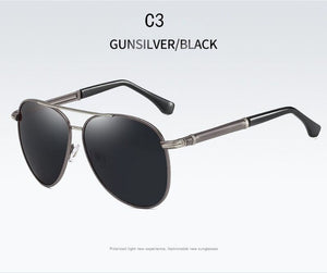 Metal Color Polarized Sunglasses Upscale Men's Sunglasses Sunglasses Day And Night Dual-use Women Sunglasses