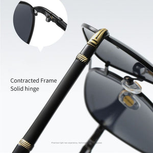 Metal Color Polarized Sunglasses Upscale Men's Sunglasses Sunglasses Day And Night Dual-use Women Sunglasses