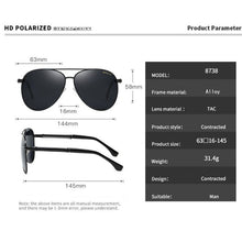 Load image into Gallery viewer, Metal Color Polarized Sunglasses Upscale Men&#39;s Sunglasses Sunglasses Day And Night Dual-use Women Sunglasses