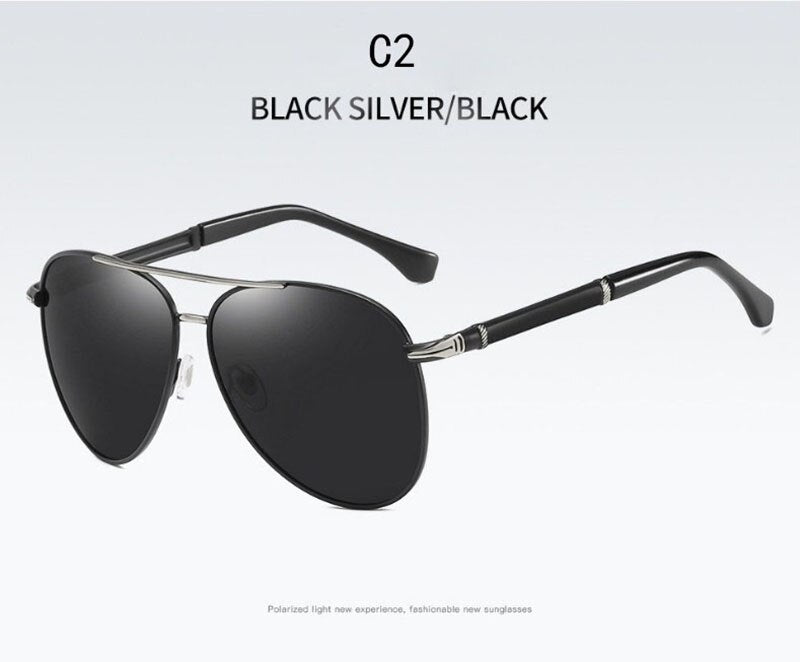Metal Color Polarized Sunglasses Upscale Men's Sunglasses Sunglasses Day And Night Dual-use Women Sunglasses