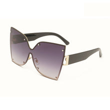 Load image into Gallery viewer, Metal Frame Butterfly Shape Ladies Sunglasses Oversized Personality Gradient Color Women Sun glasses
