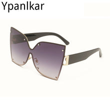 Load image into Gallery viewer, Metal Frame Butterfly Shape Ladies Sunglasses Oversized Personality Gradient Color Women Sun glasses