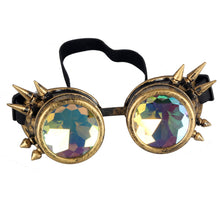 Carica l'immagine nel visualizzatore di Gallery, Multicolor Steampunk Goggle Glasses Welding Punk Spiked Gothic Cosplay