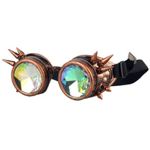 Carica l'immagine nel visualizzatore di Gallery, Multicolor Steampunk Goggle Glasses Welding Punk Spiked Gothic Cosplay