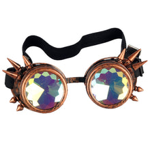 Carica l'immagine nel visualizzatore di Gallery, Multicolor Steampunk Goggle Glasses Welding Punk Spiked Gothic Cosplay