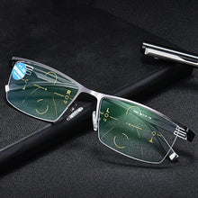 Load image into Gallery viewer, Multifocal Presbyopic Glasses High-quality Presbyopia Glasses Men's All-around Myopia Correction Presbyopia