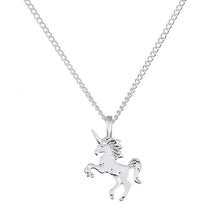 Load image into Gallery viewer, New Necklace For Girls Children Kids Enamel Cartoon Horse jewelry accessories Women Animal Necklace Pendant Party Girl Gifts
