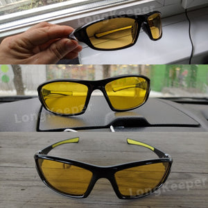 Night Vision Glasses Men Women Polarized Sunglasses Yellow Lens Anti-Glare Goggle Night Driving Eyewear Oculos Masculino