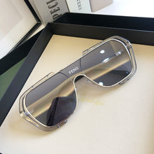 Carica l&#39;immagine nel visualizzatore di Gallery, One Piece Yellow Sunglasses 2023 High Steampunk Sunglasses Clear Lens Sun Glasses Men Anti Blue Light Glasses