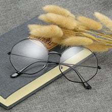 Load image into Gallery viewer, Optics Diamond Glasses Frame Literary Vintage Metal Goggles Myopia Frame Clear Lens Glasses Nerd Spectacles Eyeglass Oculos