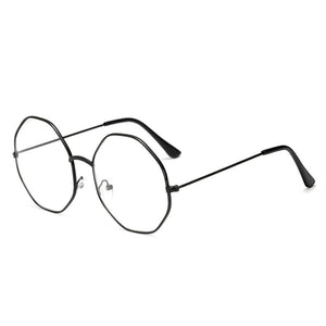 Optics Diamond Glasses Frame Literary Vintage Metal Goggles Myopia Frame Clear Lens Glasses Nerd Spectacles Eyeglass Oculos
