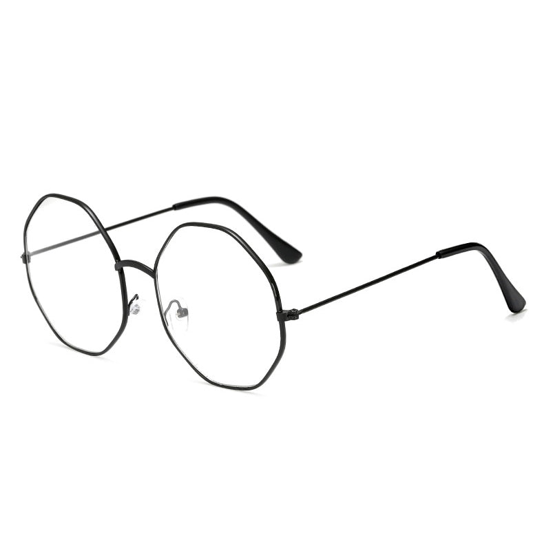 Optics Diamond Glasses Frame Literary Vintage Metal Goggles Myopia Frame Clear Lens Glasses Nerd Spectacles Eyeglass Oculos