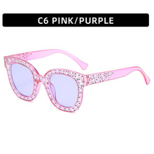 Load image into Gallery viewer, Oversize Mosaic Star Sunglasses Women 2023 Cute Sexy Model Catwalk Style Sun Glasses Ladies Decoration Eyewears UV