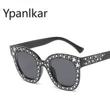 Load image into Gallery viewer, Oversize Mosaic Star Sunglasses Women 2023 Cute Sexy Model Catwalk Style Sun Glasses Ladies Decoration Eyewears UV