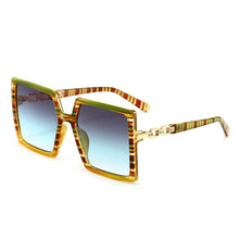 Load image into Gallery viewer, Oversized Diamond Square Sunglasses Vintage Designer Women Sun Glasses Shades UV400 Men Female Oculos Gafas De Sol