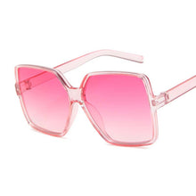 Load image into Gallery viewer, Oversized Ladies Sunglasses Women Vintage Square Big Frame Sun Glasses Female Leopard Gradient Glasses Oculos De Sol