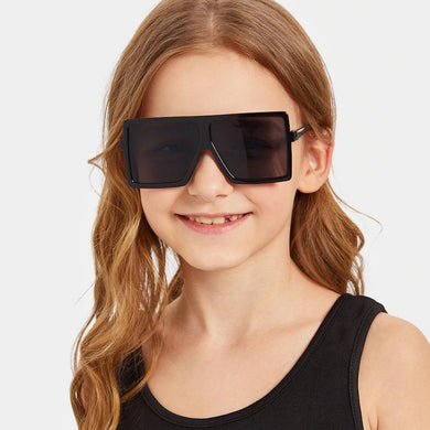 Occhiali da sole quadrati oversize per bambini Designer di marca Occhiali da sole Ragazzi Ragazze Personalità di tendenza Cornice grande Oculos De Sol 
