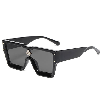 Oversized Square Sunglasses Vintage Women Sun Glasses Black Shades UV400 Retro Men Male Female Oculos Gafas De Sol