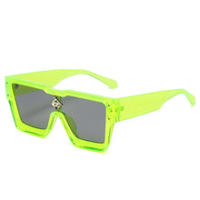 Load image into Gallery viewer, Oversized Square Sunglasses Vintage Women Sun Glasses Black Shades UV400 Retro Men Male Female Oculos Gafas De Sol