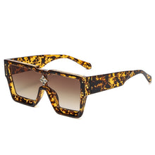 Load image into Gallery viewer, Oversized Square Sunglasses Vintage Women Sun Glasses Black Shades UV400 Retro Men Male Female Oculos Gafas De Sol