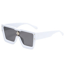 Load image into Gallery viewer, Oversized Square Sunglasses Vintage Women Sun Glasses Black Shades UV400 Retro Men Male Female Oculos Gafas De Sol
