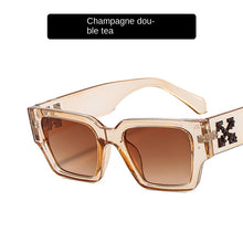 Load image into Gallery viewer, Oversized Square Sunglasses Women 2023 X Brand Designer  Ladies Trendy Gradient Sunglasses Sunglasses Women