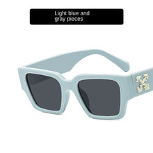 Load image into Gallery viewer, Oversized Square Sunglasses Women 2023 X Brand Designer  Ladies Trendy Gradient Sunglasses Sunglasses Women