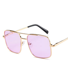 Load image into Gallery viewer, Oversized Square Sunglasses Women  Brand Designer Frame Transparent Gradient Sun Glasses Female Oculos De Sol Feminino
