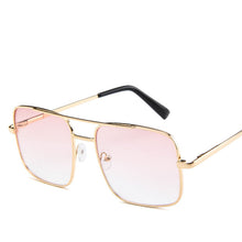 Load image into Gallery viewer, Oversized Square Sunglasses Women  Brand Designer Frame Transparent Gradient Sun Glasses Female Oculos De Sol Feminino