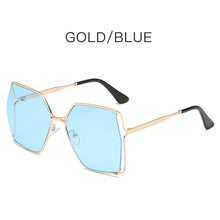 Load image into Gallery viewer, Oversized Square Sunglasses Women Steampunk Metal Frames Vintage Sun Glasses Female Goggle Shades UV400