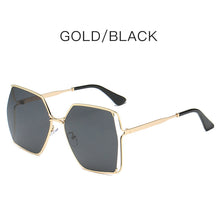 Load image into Gallery viewer, Oversized Square Sunglasses Women Steampunk Metal Frames Vintage Sun Glasses Female Goggle Shades UV400