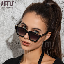 Load image into Gallery viewer, Oversized Sunglasses Women Vintage Square Sun Glasses Men UV400 Driving Shades Punk Cat Eye Goggles Eyewear Gafas De Sol