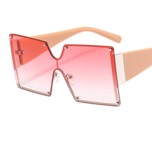 Load image into Gallery viewer, Oversized Trend 2023 sunglasses brand woman Stempunk square women Gafas de sol mujer